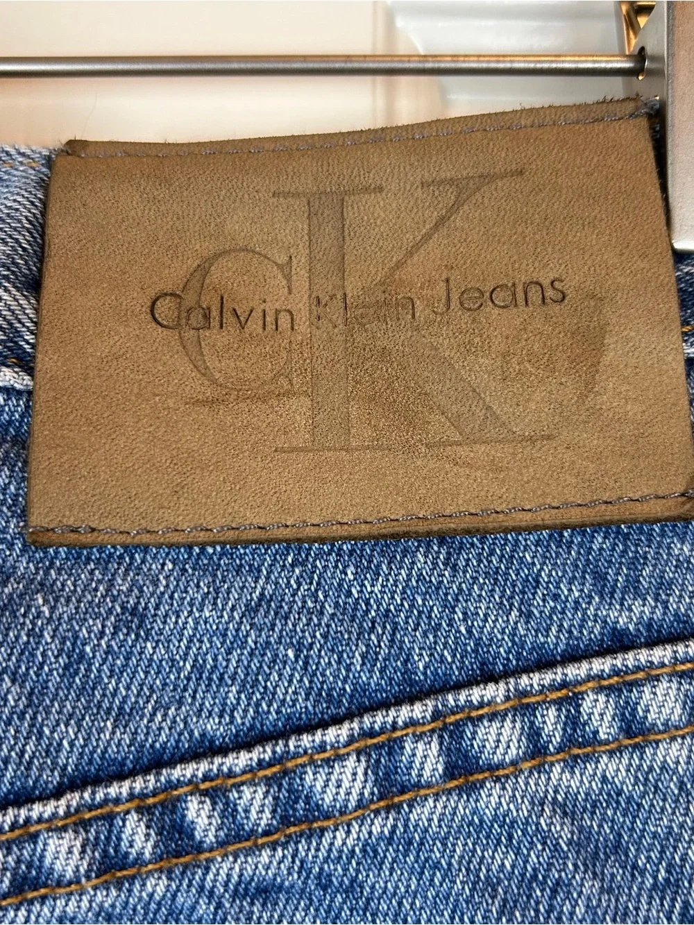 Vintage 90s Calvin Klein Stonewash Straight Leg Jeans